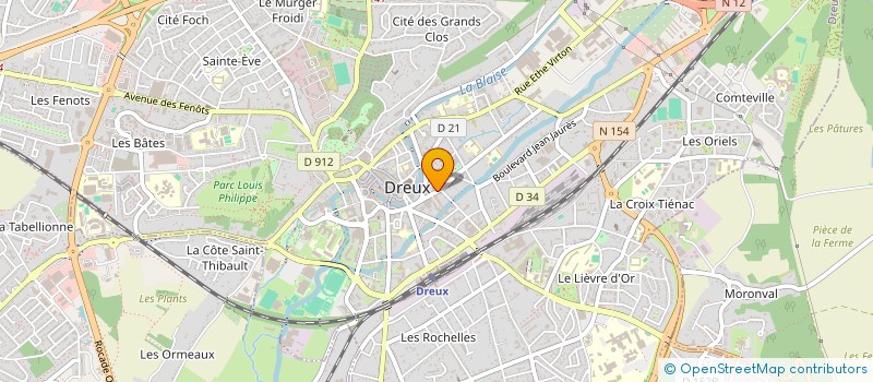 localisation de l'entreprise MONSIEUR JEROME BAFFET à DREUX