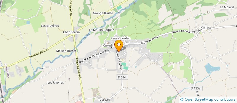 localisation de l'entreprise MONSIEUR JEROME BAGNIS  REVEL-TOURDAN