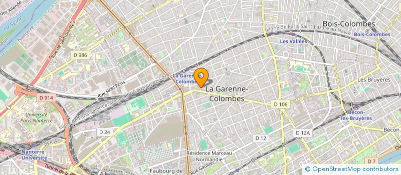 localisation de l'entreprise MONSIEUR JEROME BAIGNERES à LA GARENNE-COLOMBES