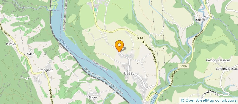 localisation de l'entreprise MONSIEUR JEROME BAILLEUL  SEYSSEL