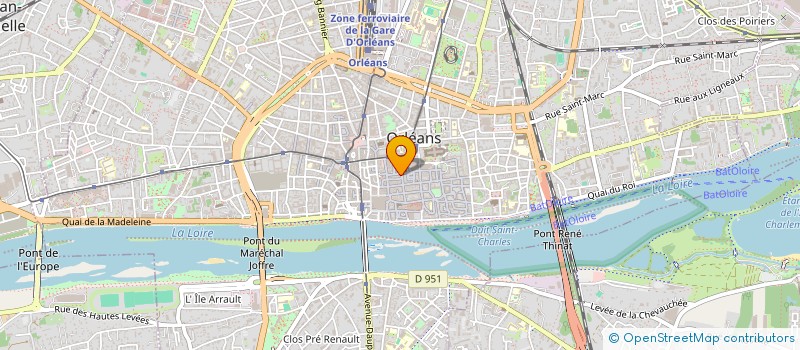 localisation de l'entreprise MONSIEUR JEROME BAILLY à ORLEANS