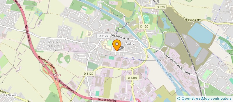 localisation de l'entreprise MONSIEUR JEROME BAKOA  AUBY