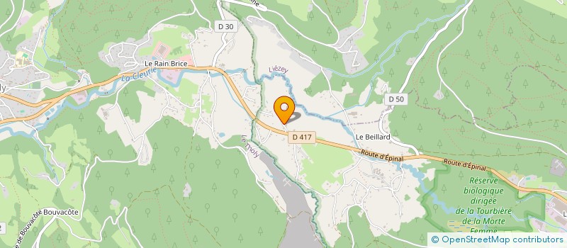 localisation de l'entreprise MONSIEUR JEROME BALANDIER  GERARDMER