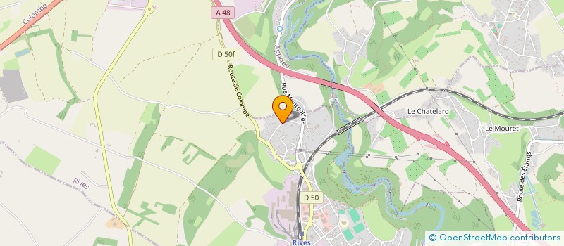 localisation de l'entreprise MONSIEUR JEROME BALDIN  RIVES