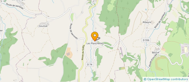 localisation de l'entreprise MONSIEUR JEROME BALLOT  ORCIVAL