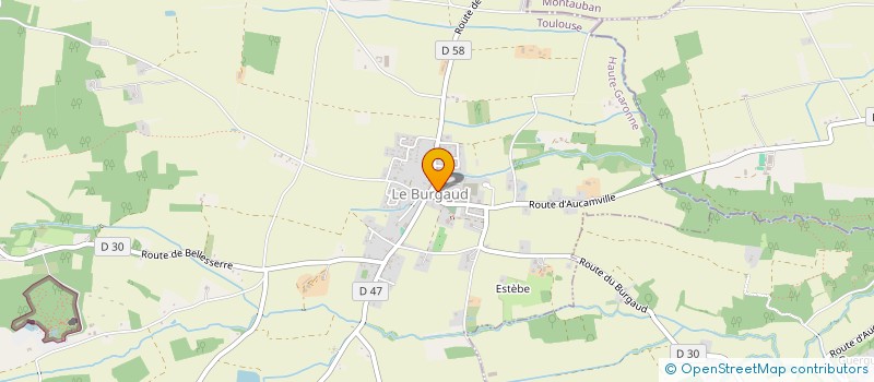 localisation de l'entreprise MONSIEUR JEROME BALON  LE BURGAUD