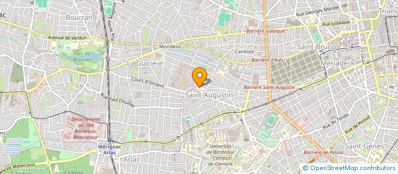 localisation de l'entreprise MONSIEUR JEROME BALOUP  BORDEAUX