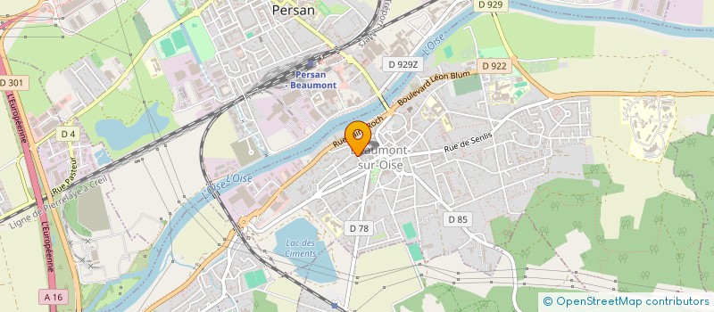 localisation de l'entreprise MONSIEUR JEROME BANVILLET  BEAUMONT-SUR-OISE