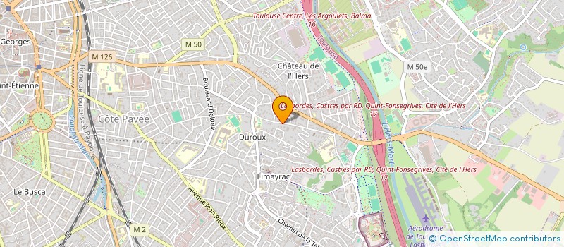 localisation de l'entreprise MONSIEUR JEROME BAOUSSON à TOULOUSE