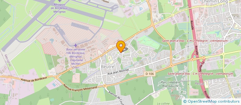 localisation de l'entreprise MONSIEUR JEROME BARBARON à MERIGNAC