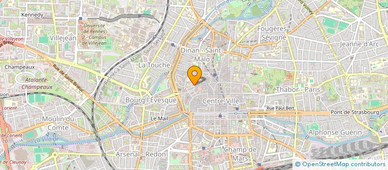 localisation de l'entreprise MONSIEUR JEROME BARBEDETTE  RENNES