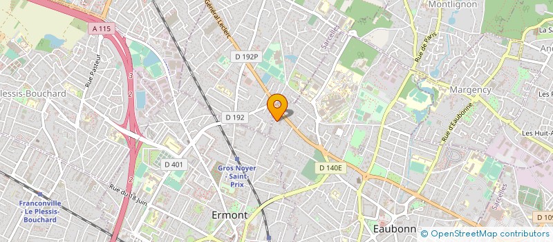 localisation de l'entreprise MONSIEUR JEROME BARBEILLON à EAUBONNE