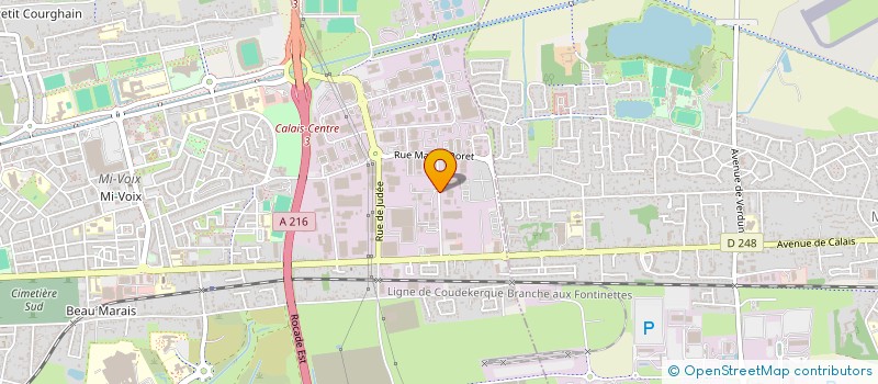 localisation de l'entreprise MONSIEUR JEROME BARBIER  CALAIS