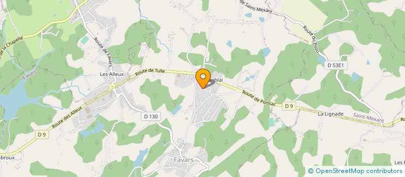 localisation de l'entreprise MONSIEUR JEROME BARBOSA  FAVARS