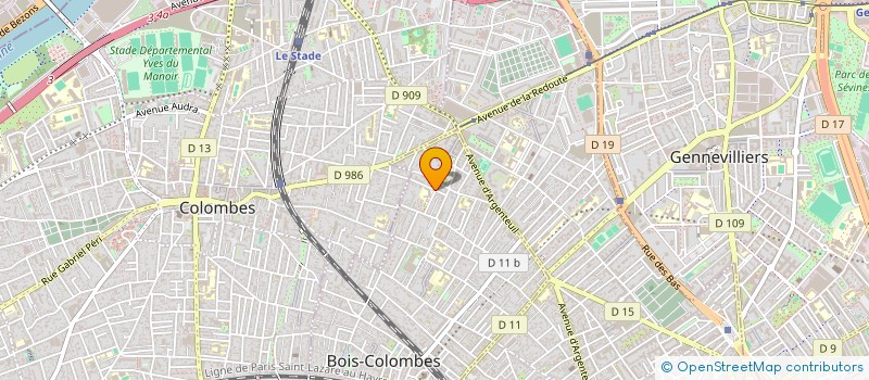 localisation de l'entreprise MONSIEUR JEROME BARBOTIN à BOIS-COLOMBES