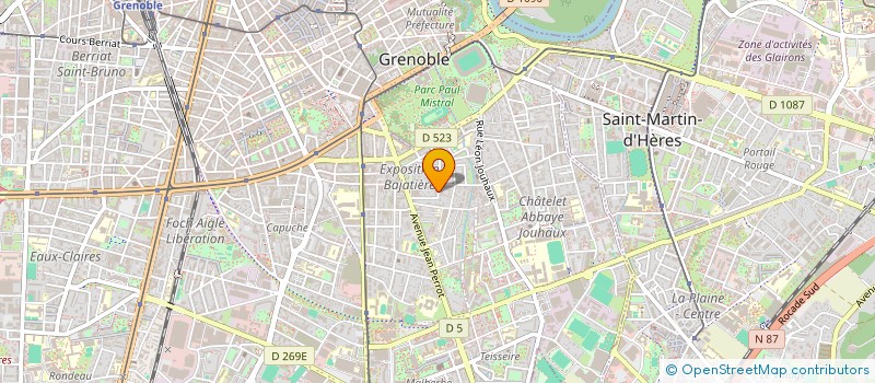 localisation de l'entreprise MONSIEUR JEROME BARD à GRENOBLE