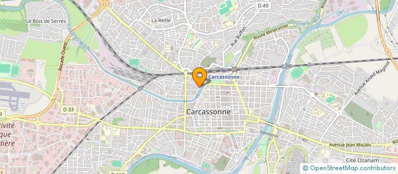 localisation de l'entreprise MONSIEUR JEROME BARLABE  CARCASSONNE