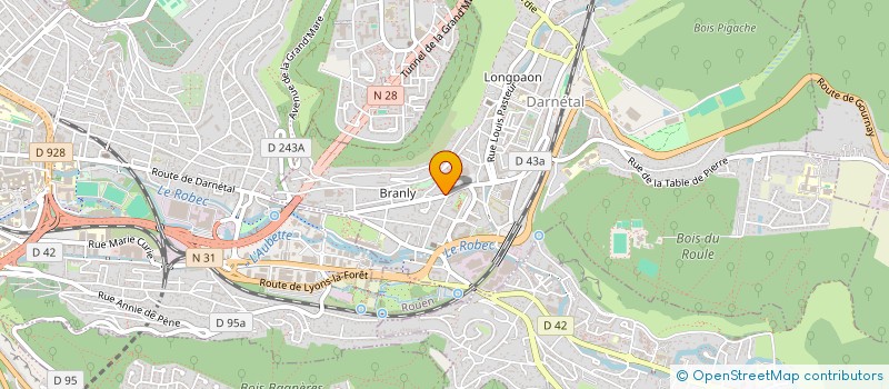 localisation de l'entreprise MONSIEUR JEROME BARRE  DARNETAL