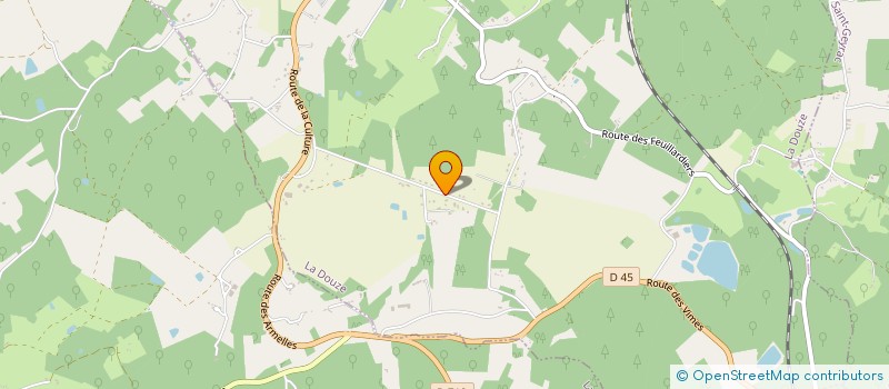 localisation de l'entreprise MONSIEUR JEROME BARREAU  LA DOUZE