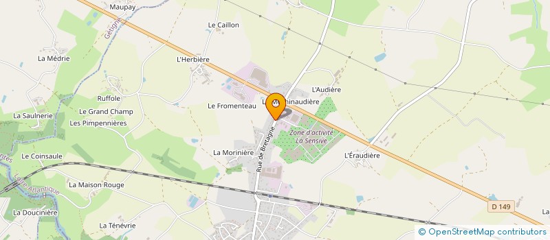 localisation de l'entreprise MONSIEUR JEROME BARRERE  BOUSSAY