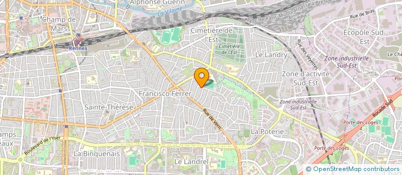 localisation de l'entreprise MONSIEUR JEROME BARRIER  RENNES