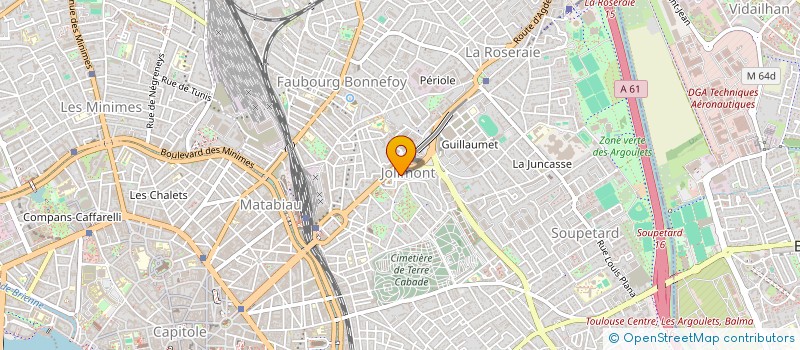 localisation de l'entreprise MONSIEUR JEROME BARRUE à TOULOUSE