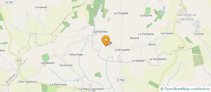 localisation de l'entreprise MONSIEUR JEROME BARTHELEMY à FERRIERES-LA-VERRERIE