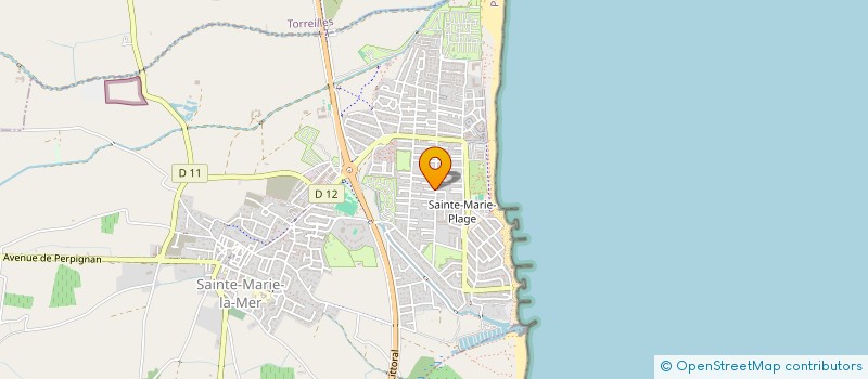 localisation de l'entreprise MONSIEUR JEROME BARTRINA  SAINTE-MARIE-LA-MER