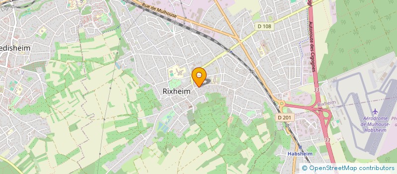 localisation de l'entreprise MONSIEUR JEROME BASSO  RIXHEIM