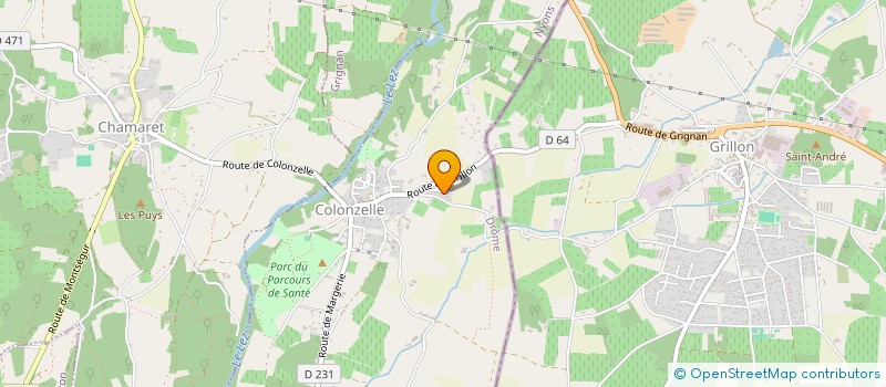 localisation de l'entreprise MONSIEUR JEROME BATIN  COLONZELLE