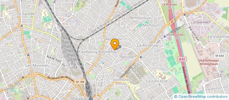 localisation de l'entreprise MONSIEUR JEROME BATIOT à TOULOUSE