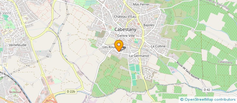 localisation de l'entreprise MONSIEUR JEROME BATRET  CABESTANY