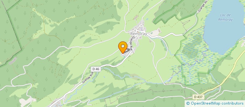 localisation de l'entreprise MONSIEUR JEROME BAUD  REMORAY-BOUJEONS