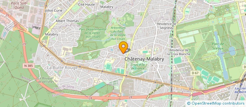 localisation de l'entreprise MONSIEUR JEROME BAUDOUX à CHATENAY-MALABRY