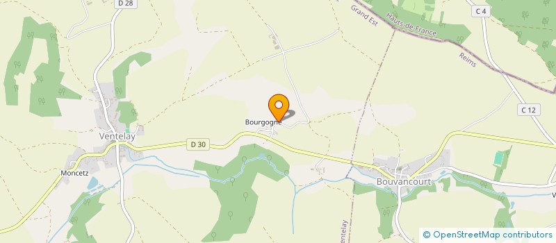 localisation de l'entreprise MONSIEUR JEROME BAUDRILLART  VENTELAY