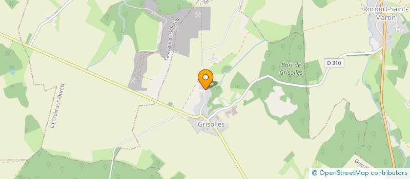 localisation de l'entreprise MONSIEUR JEROME BAUDRY  GRISOLLES