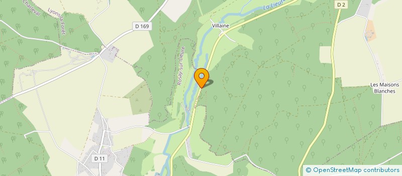 localisation de l'entreprise MONSIEUR JEROME BAUGE  ROSAY-SUR-LIEURE