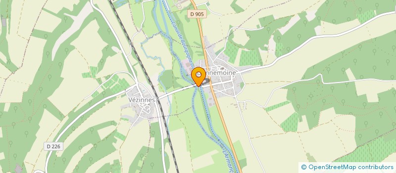 localisation de l'entreprise MONSIEUR JEROME BAURY  TONNERRE