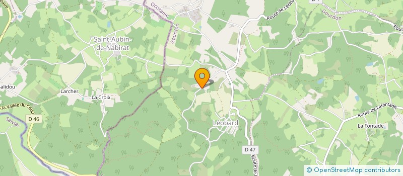 localisation de l'entreprise MONSIEUR JEROME BAYLES  LEOBARD