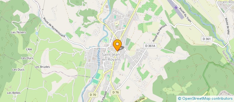 localisation de l'entreprise MONSIEUR JEROME BAZZOLI à SAINT-JEAN-EN-ROYANS