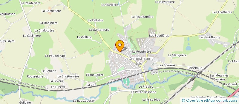 localisation de l'entreprise MONSIEUR JEROME BEAUDUCEL à LE GENEST-SAINT-ISLE