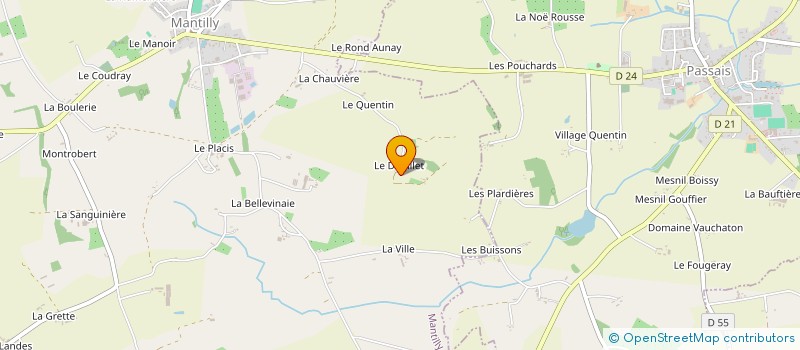 localisation de l'entreprise MONSIEUR JEROME BEAUGE à MANTILLY