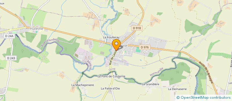localisation de l'entreprise MONSIEUR JEROME BEAUGRAND à RIVES D'ANDAINE