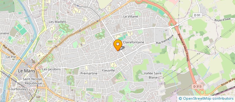 localisation de l'entreprise MONSIEUR JEROME BEAUPIED  LE MANS