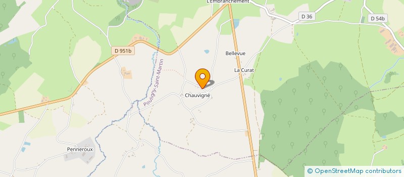 localisation de l'entreprise MONSIEUR JEROME BEAUVAL à POULIGNY-SAINT-MARTIN