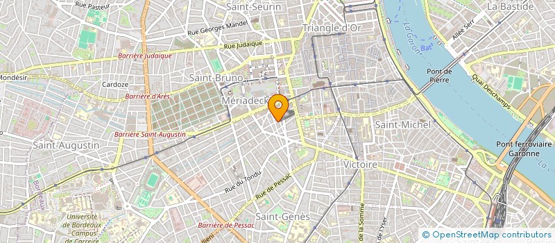 localisation de l'entreprise MONSIEUR JEROME BEAUX  BORDEAUX