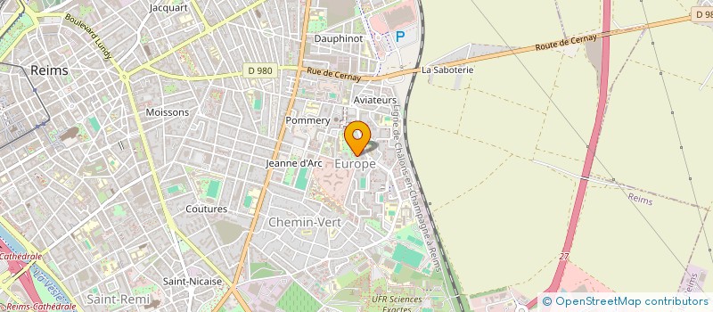 localisation de l'entreprise MONSIEUR JEROME BELCASTRO à REIMS