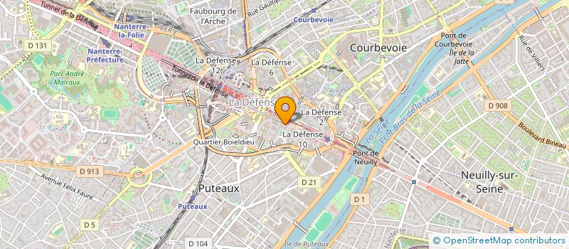 localisation de l'entreprise MONSIEUR JEROME BELLAI à PUTEAUX