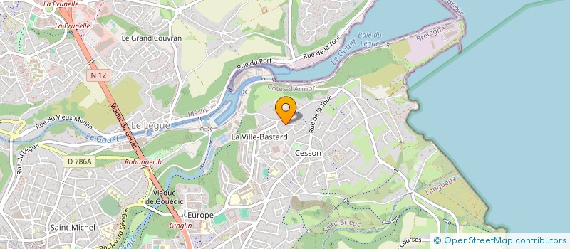 localisation de l'entreprise MONSIEUR JEROME BELLAIZE à SAINT-BRIEUC