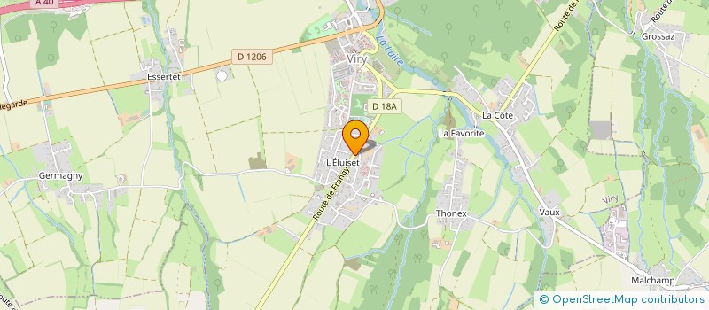 localisation de l'entreprise MONSIEUR JEROME BELLAMY  VIRY